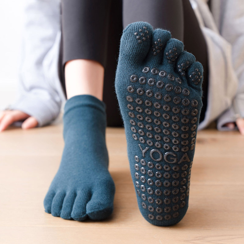 Medias Para Pilates Y Yoga - Anti-Slip Women Pilates Socks Five Toe