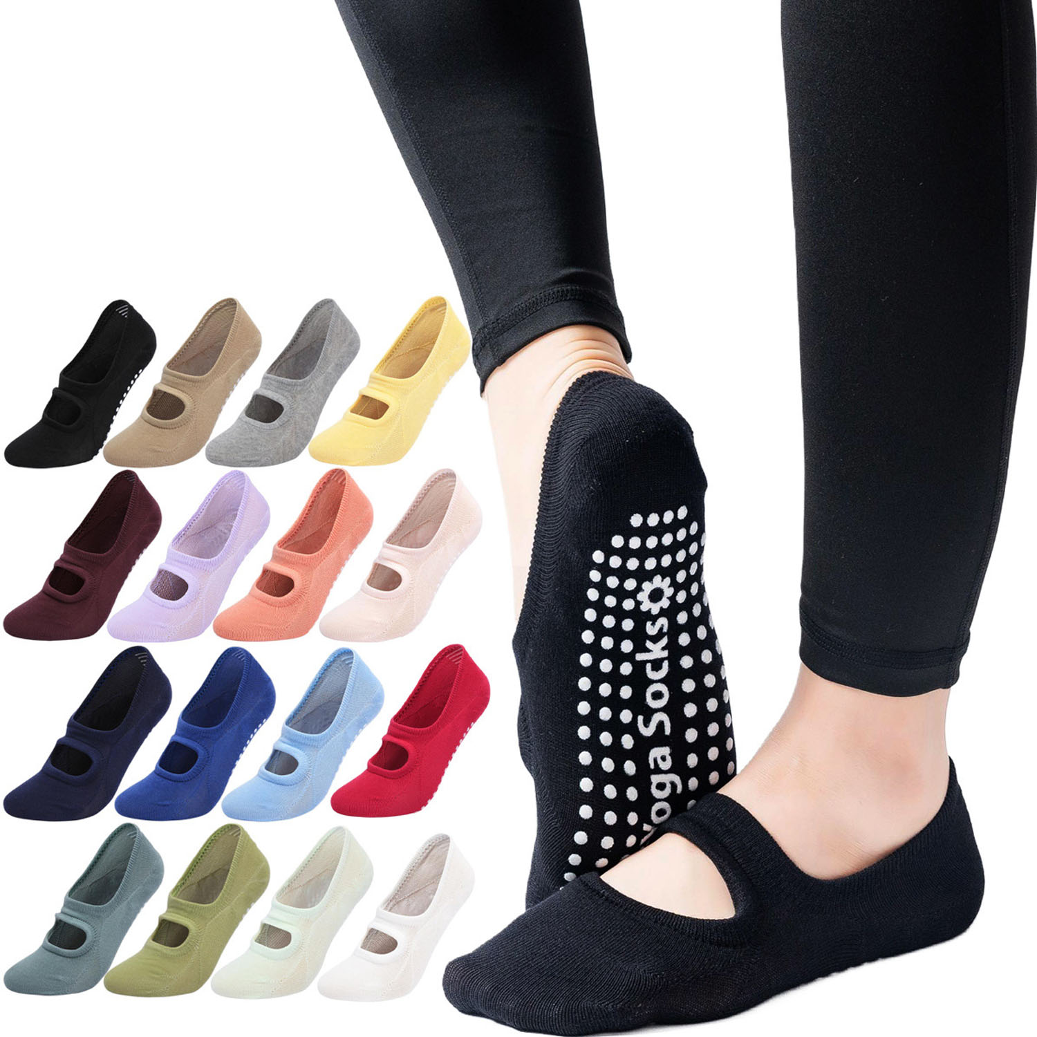Medias Para Pilates Y Yoga - High Quality Women Yoga Socks Anti-Slip