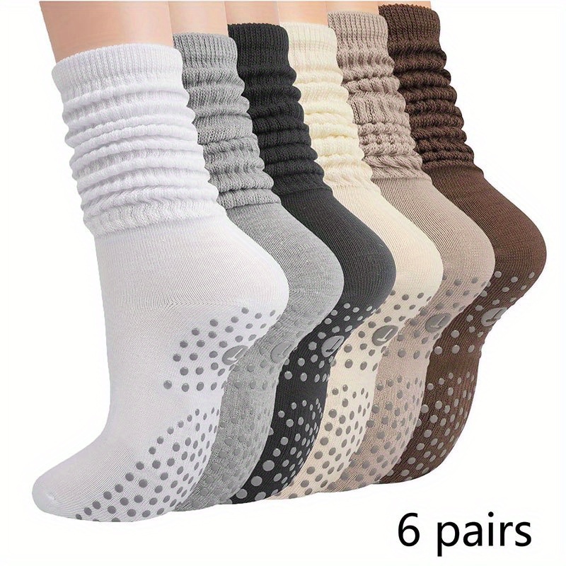 Medias Para Pilates Y Yoga - 1/3 Double Stack Yoga Socks, Indoor