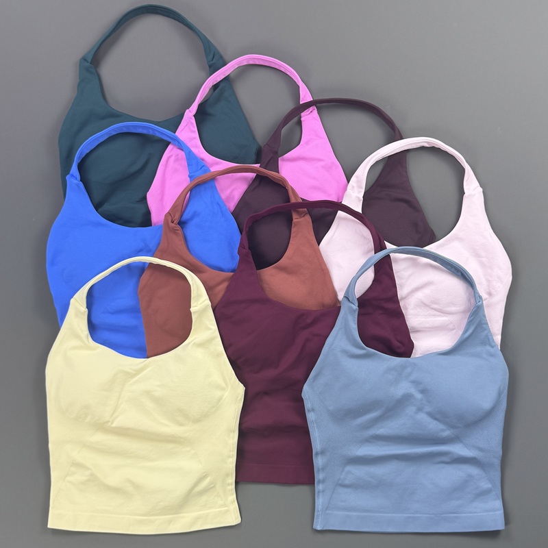 Pilates Yoga Jacket - Longline Strappy Top Women Women Sleeveless