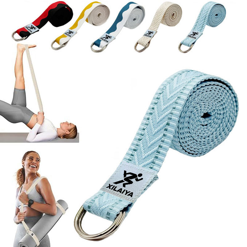 Pilates Yoga Mat - Adjustable Non Slip Strap, Suitable for