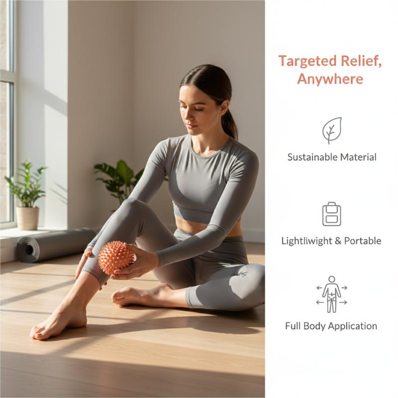 Pilates Yoga Ball - Foot Massage Ball With Spikes Pilates