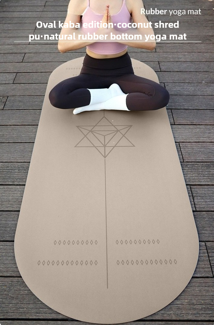Pilates Yoga En Casa - Yoga Mats Natural Rubber PU Antideslizante,Esterilla