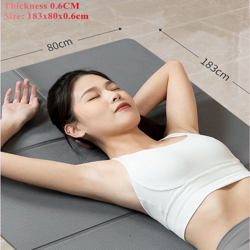 Pilates Yoga Mat - 183x80cm 6mm Thicken Non-slip Mat Pilates