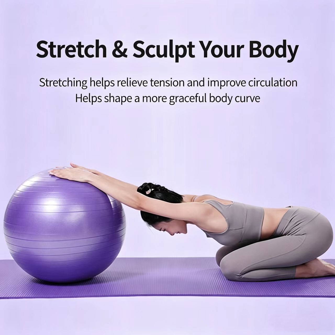 Thickened PVC Yoga Ball/Pilate - đánh giá và giá Pilates Yoga Pregnancy