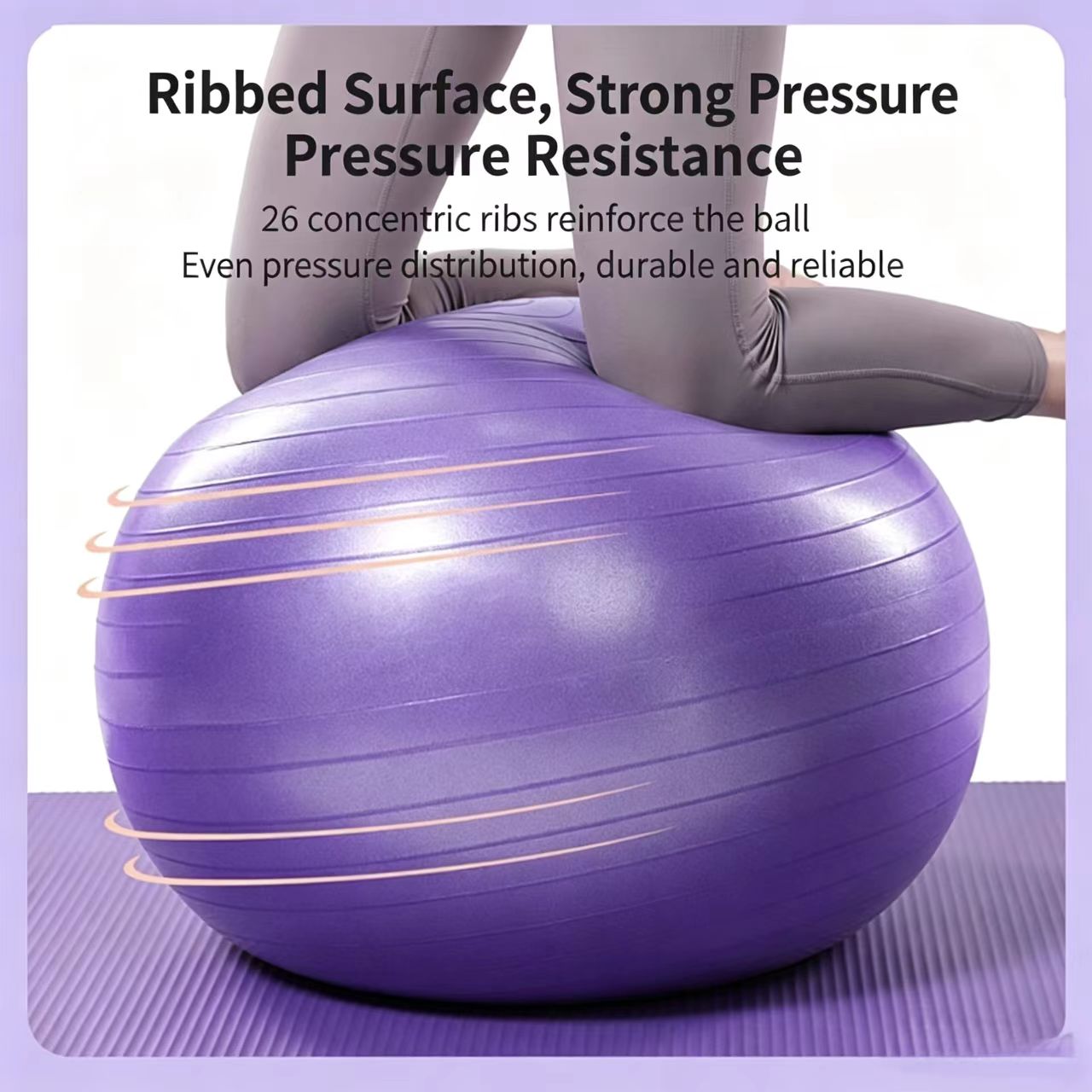 Thickened PVC Yoga Ball/Pilate - đánh giá và giá Pilates Yoga Pregnancy