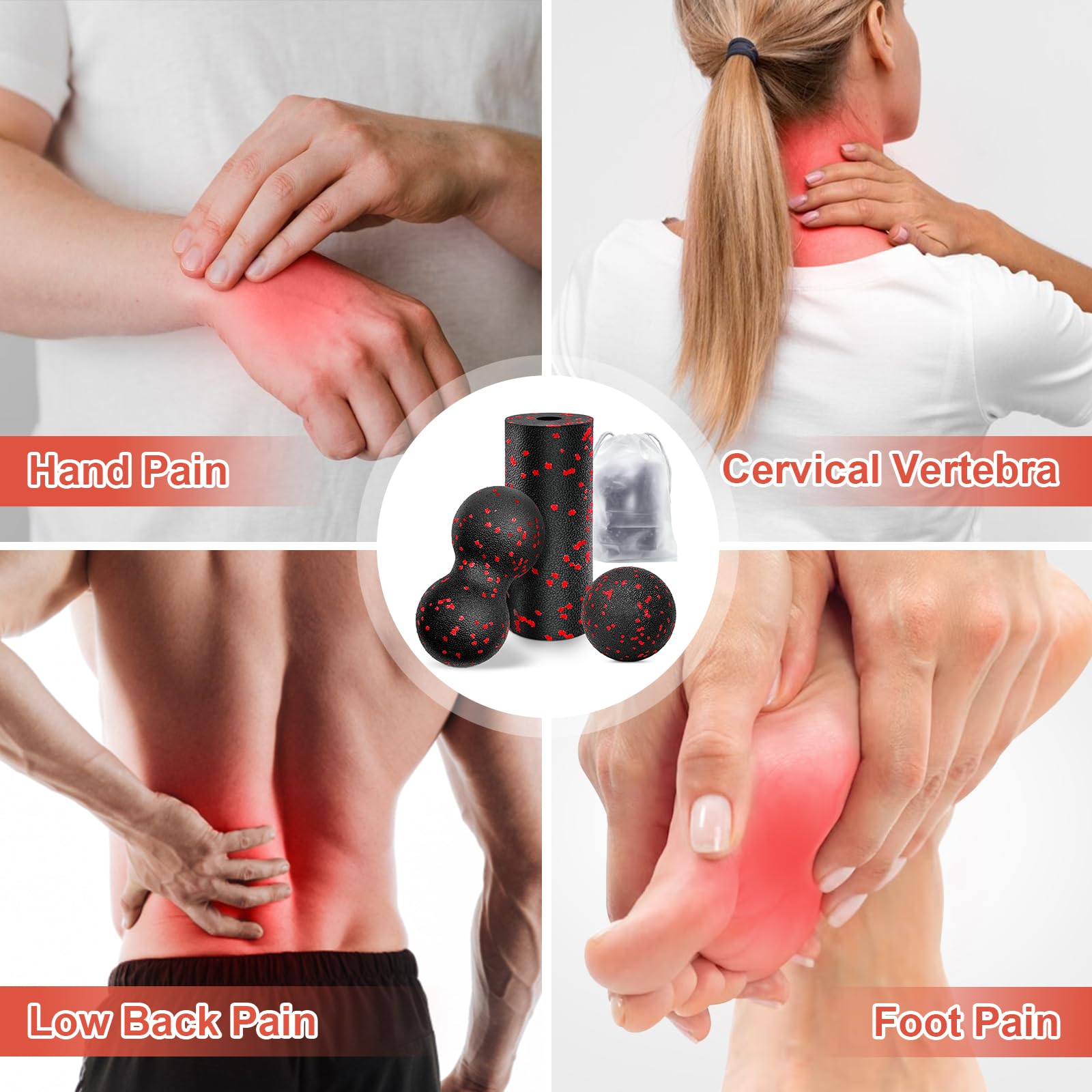 Hollow Yoga Roller Massage Pea - đánh giá và giá Pilates Yoga Ball