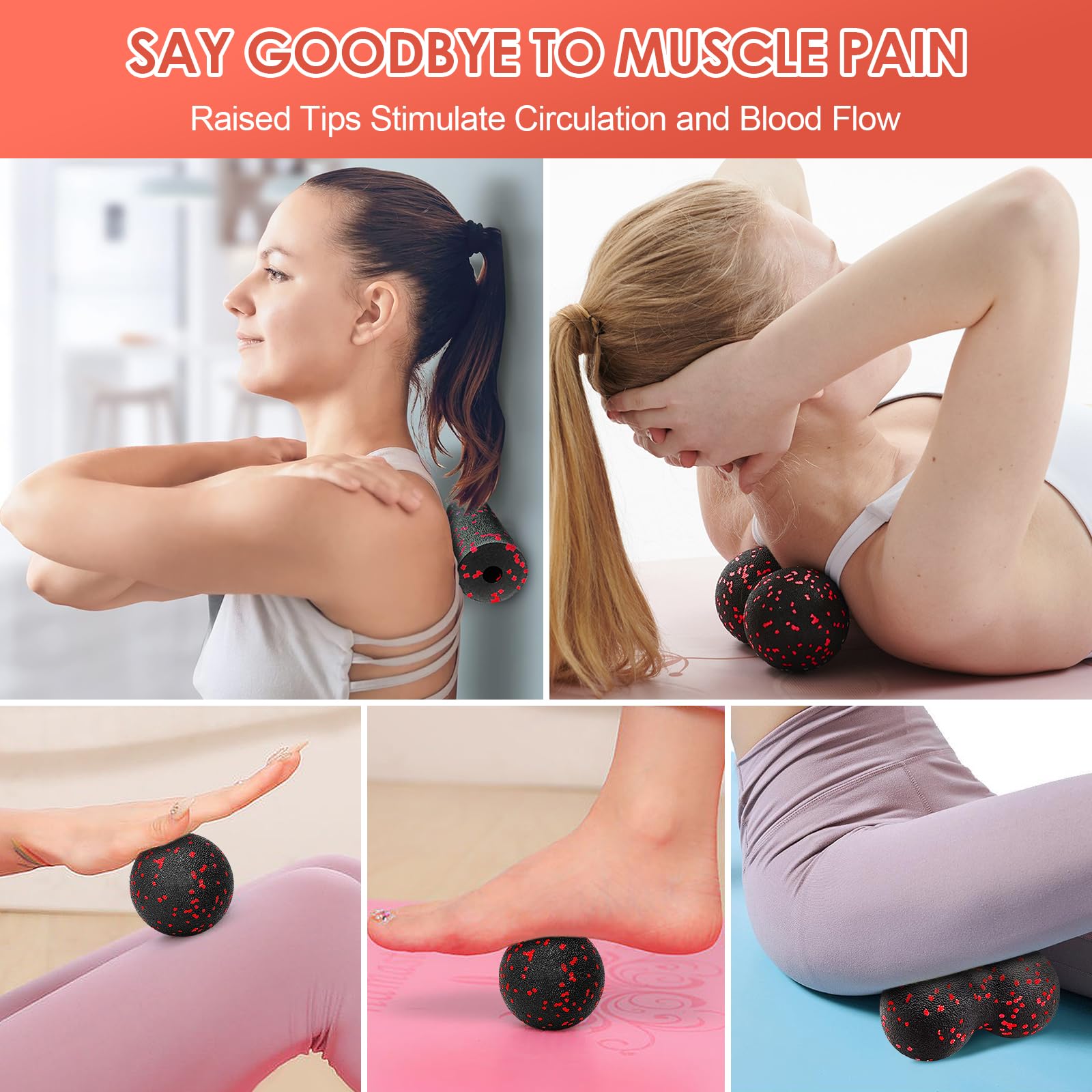 Hollow Yoga Roller Massage Pea - đánh giá và giá Pilates Yoga Ball