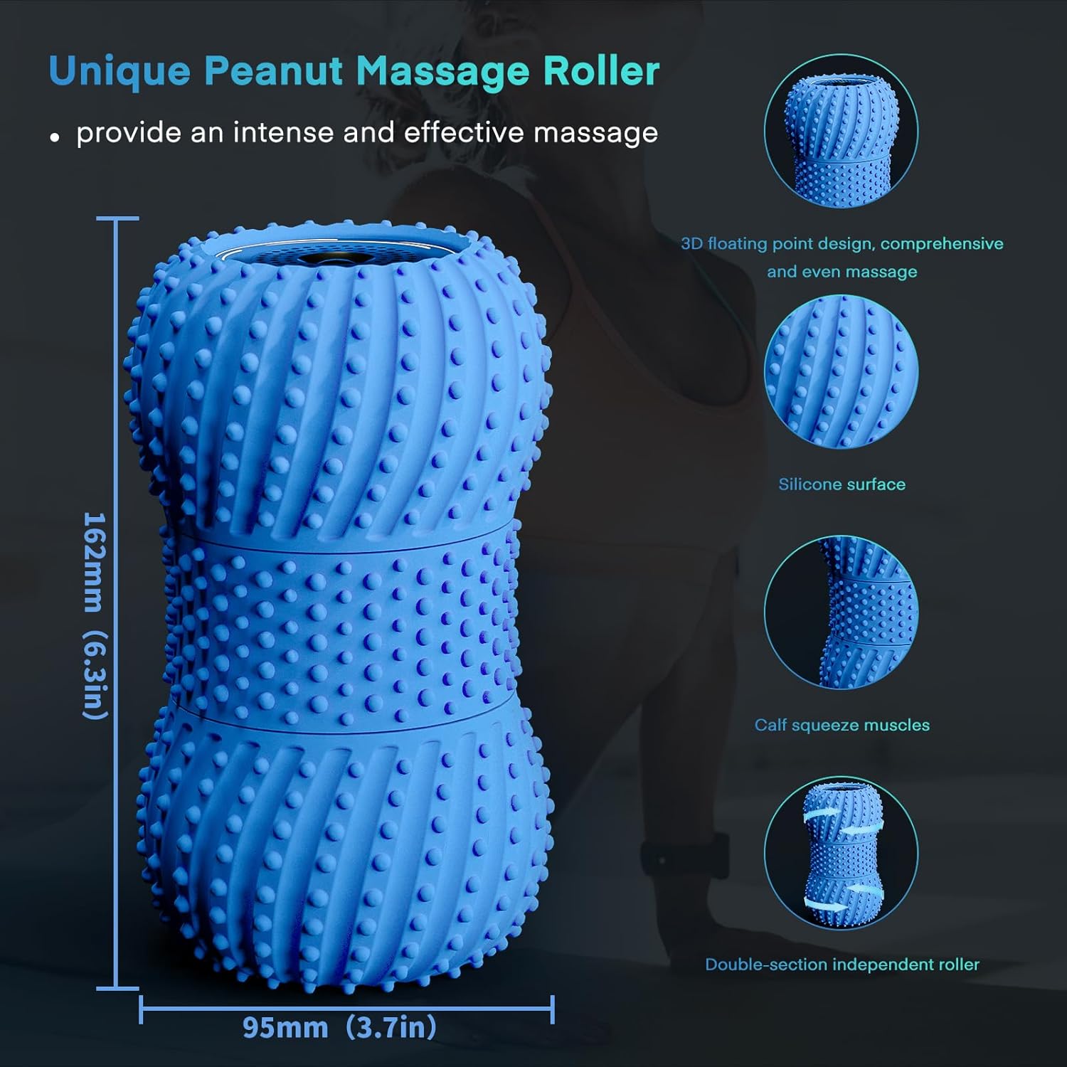 2 in 1 Vibrating Peanut Massag - đánh giá và giá Pilates Yoga Ball