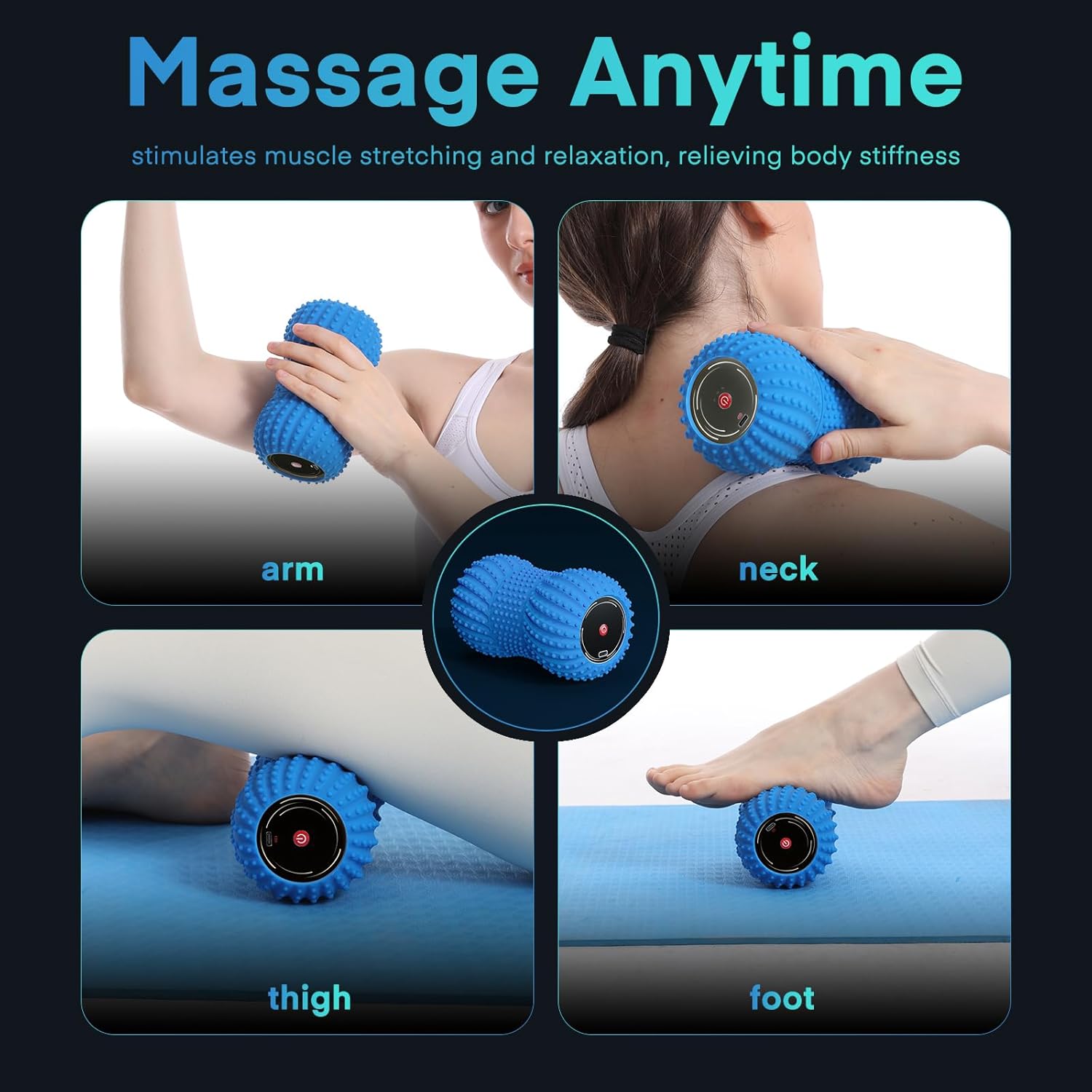 2 in 1 Vibrating Peanut Massag - đánh giá và giá Pilates Yoga Ball
