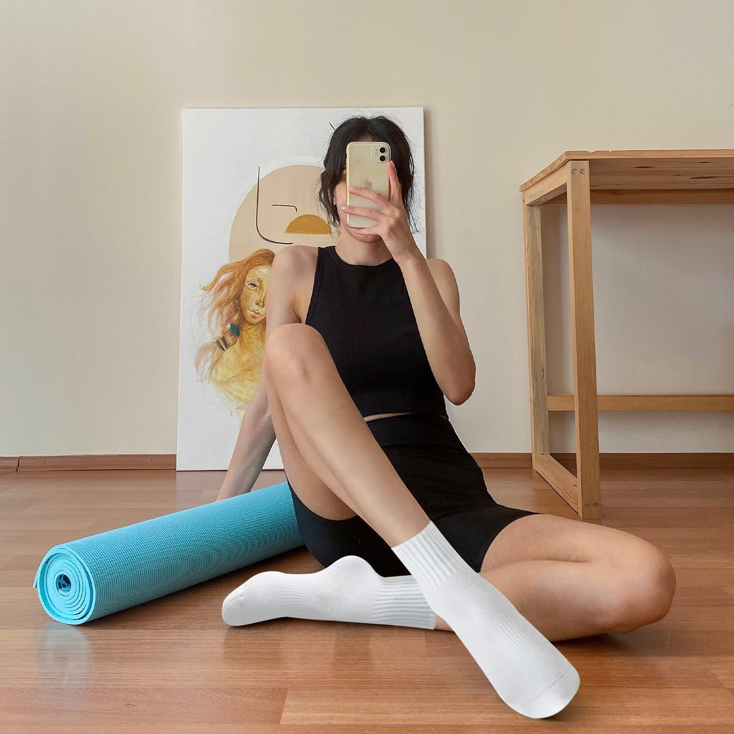 4-6 pairs of women's yoga sock - đánh giá và giá Medias Para Pilates Y Yoga