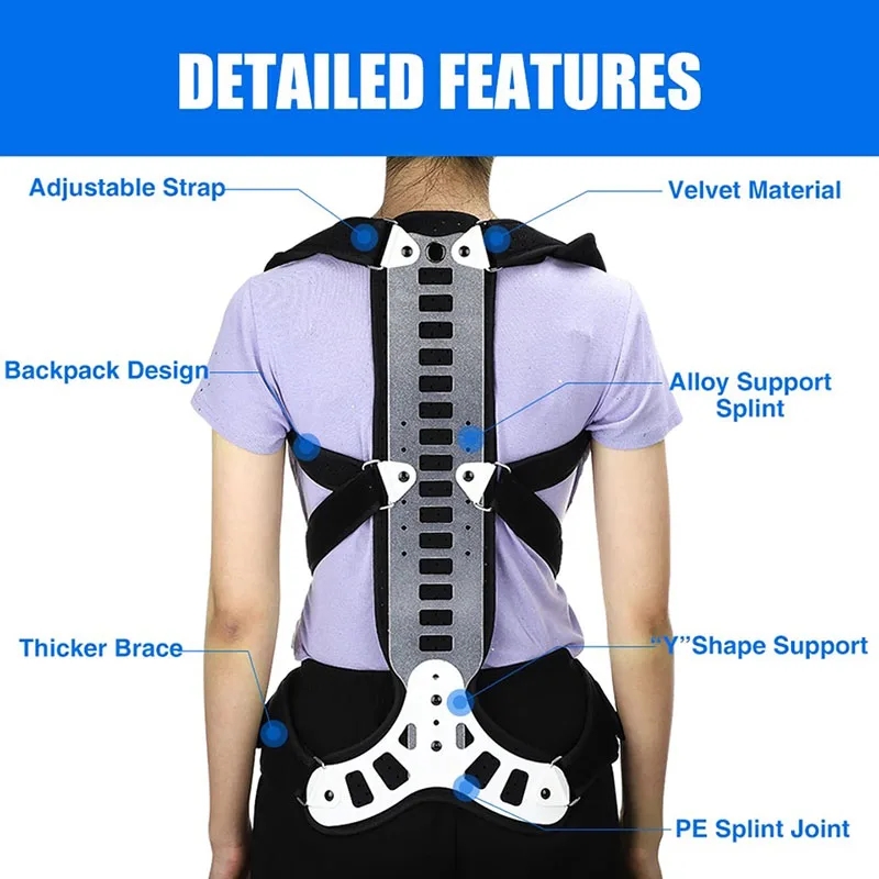 Adjustable Back Brace Posture  - đánh giá và giá Posture Pole Corrector