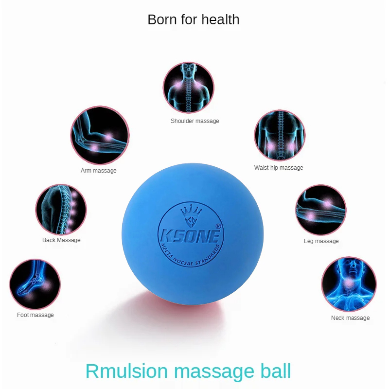 Rubber Fascia Massage Ball Yog - đánh giá và giá Pilates Yoga Ball