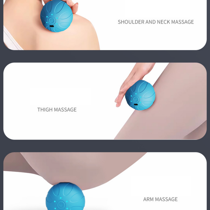 New Vibrating Massage Ball Han - đánh giá và giá Pilates Yoga Ball