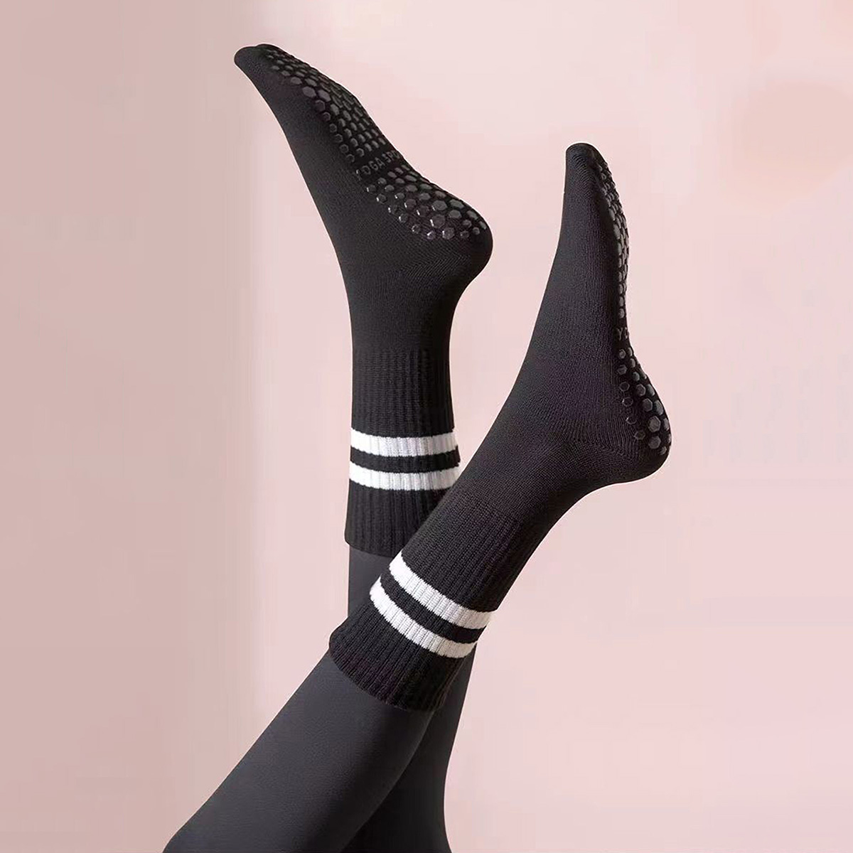 3 Pairs Long Yoga Socks with G - đánh giá và giá Medias Para Pilates Y Yoga
