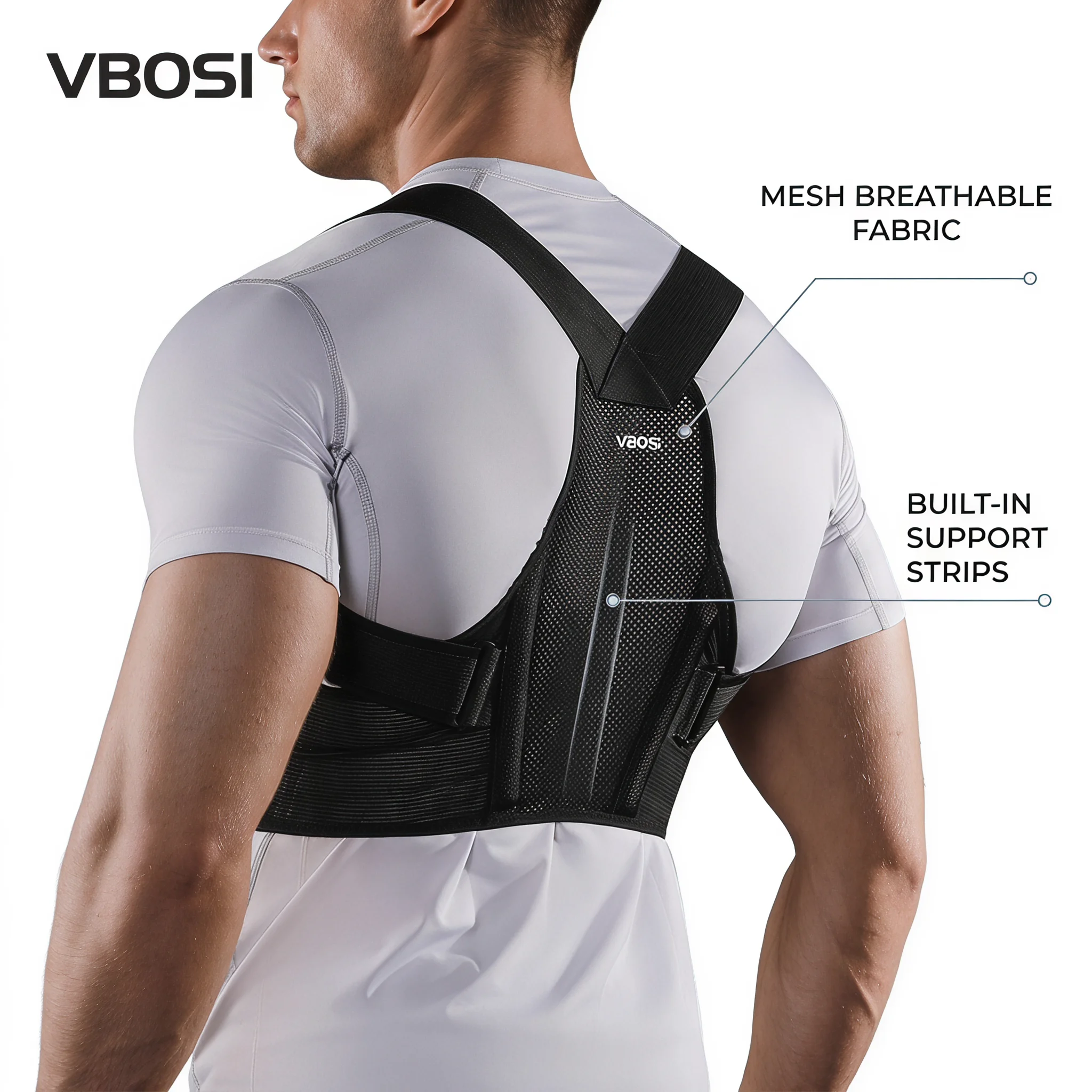 VBOSI Adjustable Posture Corre - đánh giá và giá Posture Pole Corrector