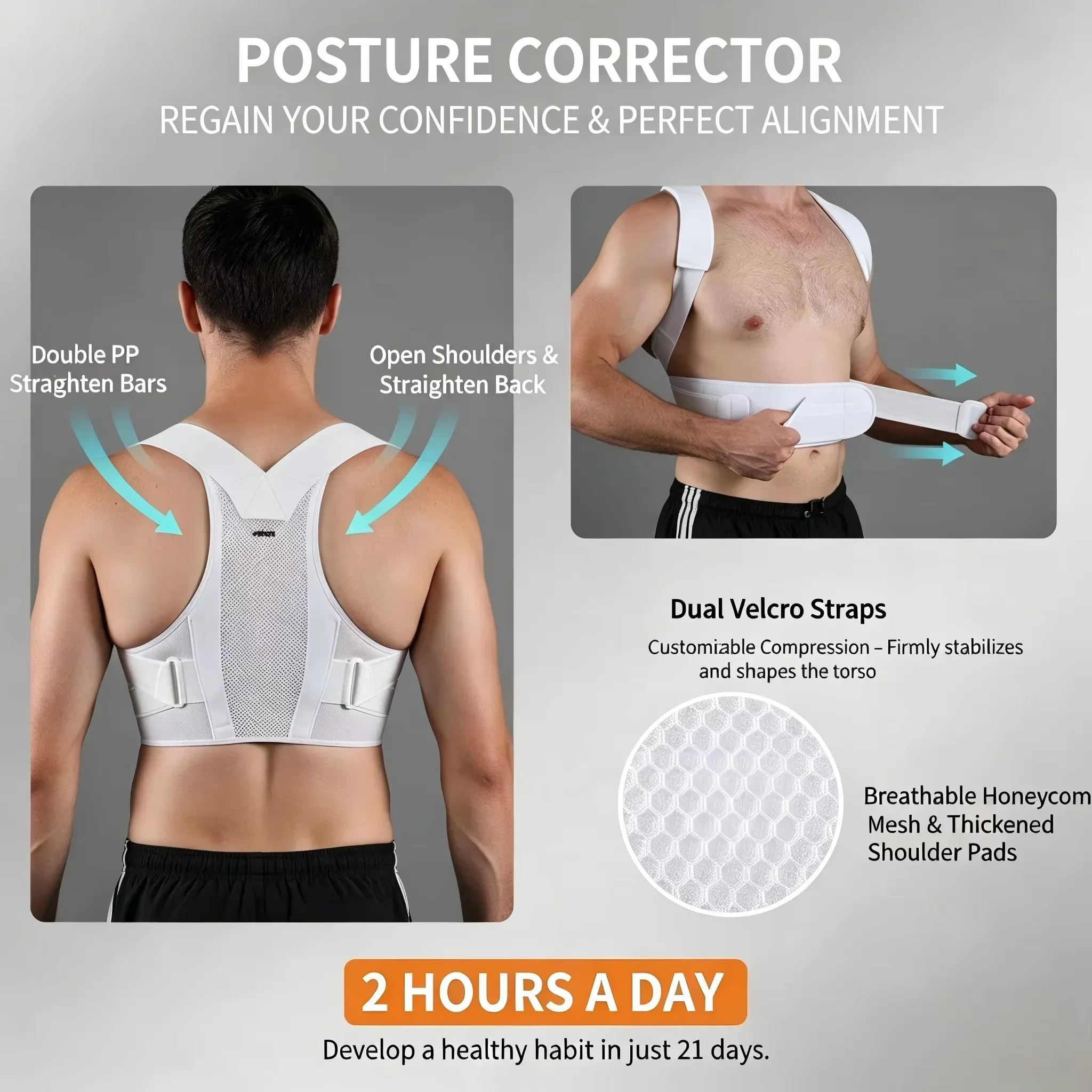 VBOSI Adjustable Posture Corre - đánh giá và giá Posture Pole Corrector
