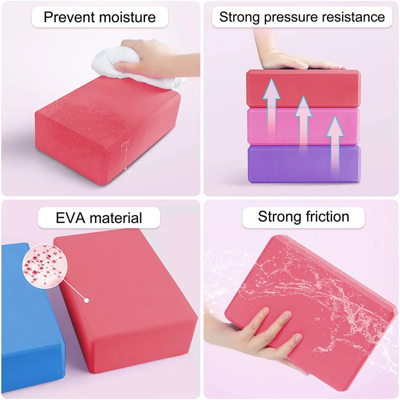 Yoga Building Blocks Cubes Pil - đánh giá và giá Pilates Yoga Mat